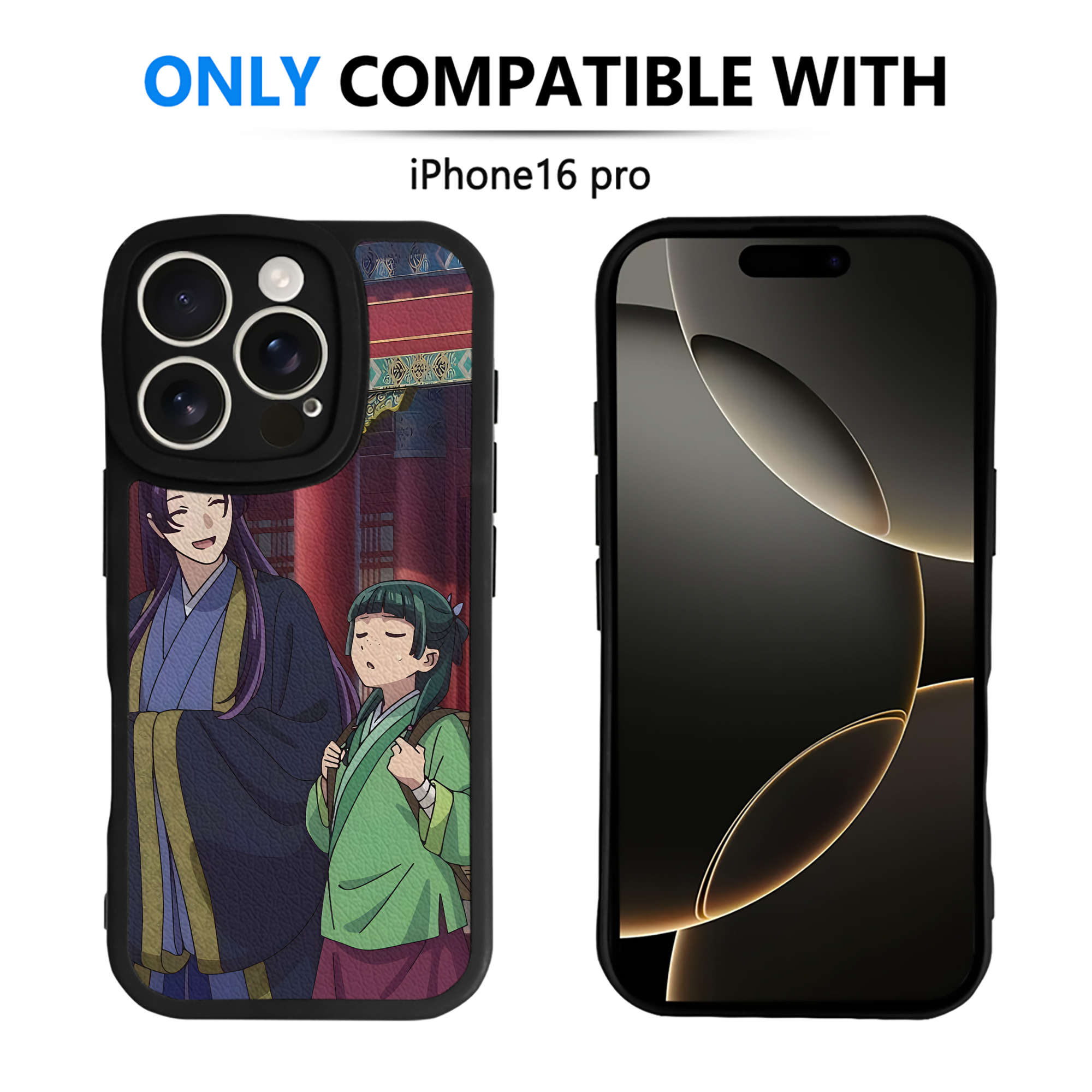 薬屋のひとりごと The Apothecary Diaries 【iPhone 16シリーズ対応】シリコンスマホケース（レザー調） 材質：シリコン